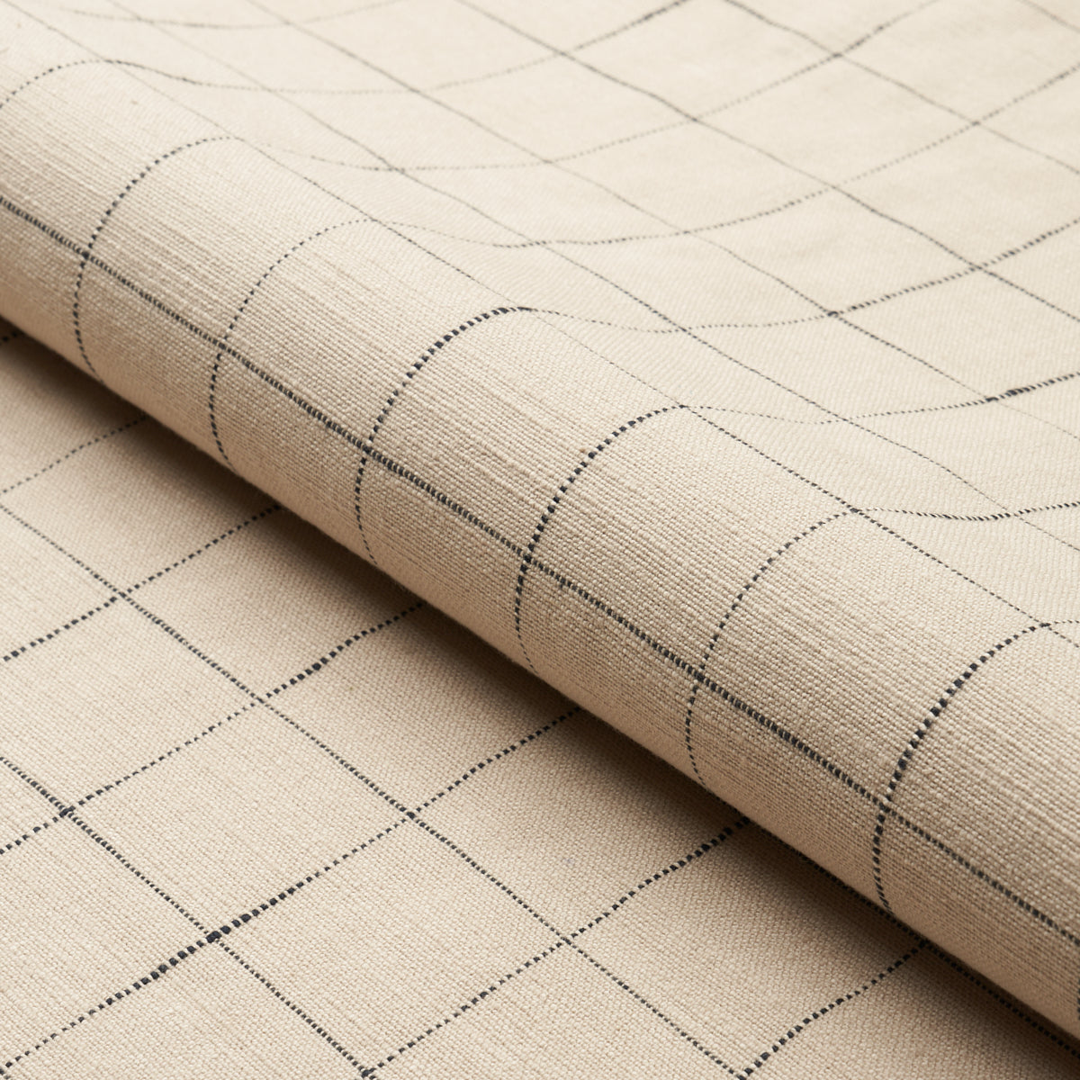 Schumacher Marietta Flax Fabric - Eade's Wallpaper