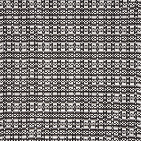 Schumacher Wilson Embroidery Black Fabric - Eade's Wallpaper