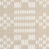 Schumacher Wilson Embroidery Sand Fabric - Eade's Wallpaper