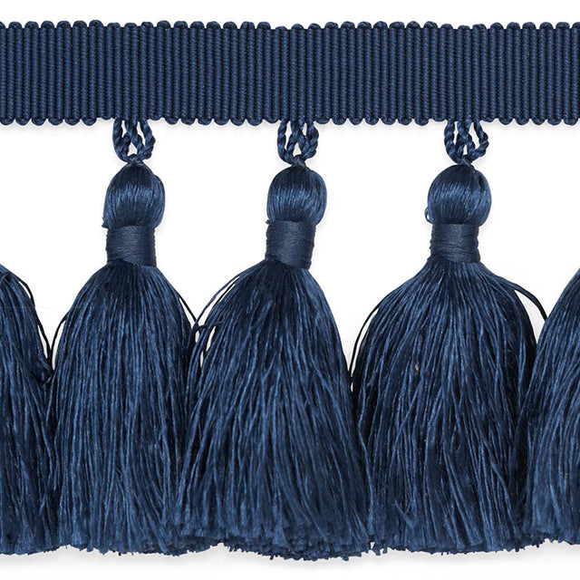 Schumacher 76804 VALENTIN SILK TASSEL in NAVY Trim - PERFECT