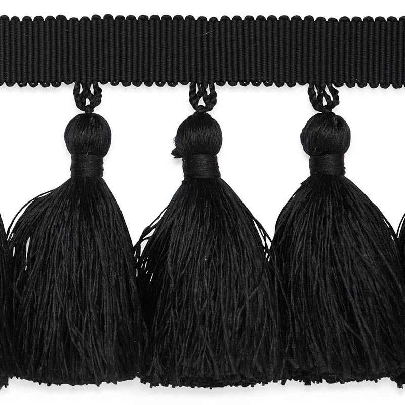 Schumacher 76805 VALENTIN SILK TASSEL in BLACK Trim - PERFEC