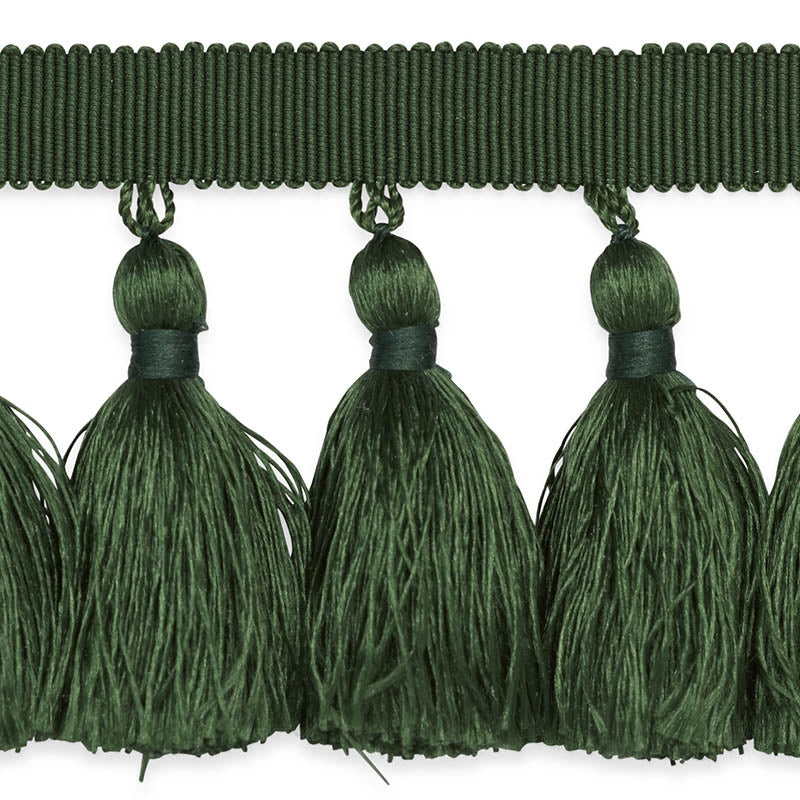 Schumacher 76806 VALENTIN SILK TASSEL in EMERALD Trim - PERF