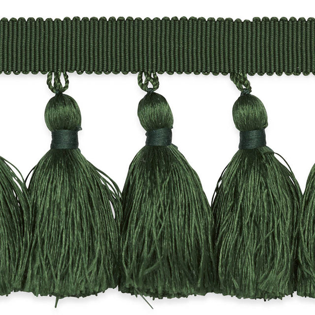 Schumacher 76806 VALENTIN SILK TASSEL in EMERALD Trim - PERF