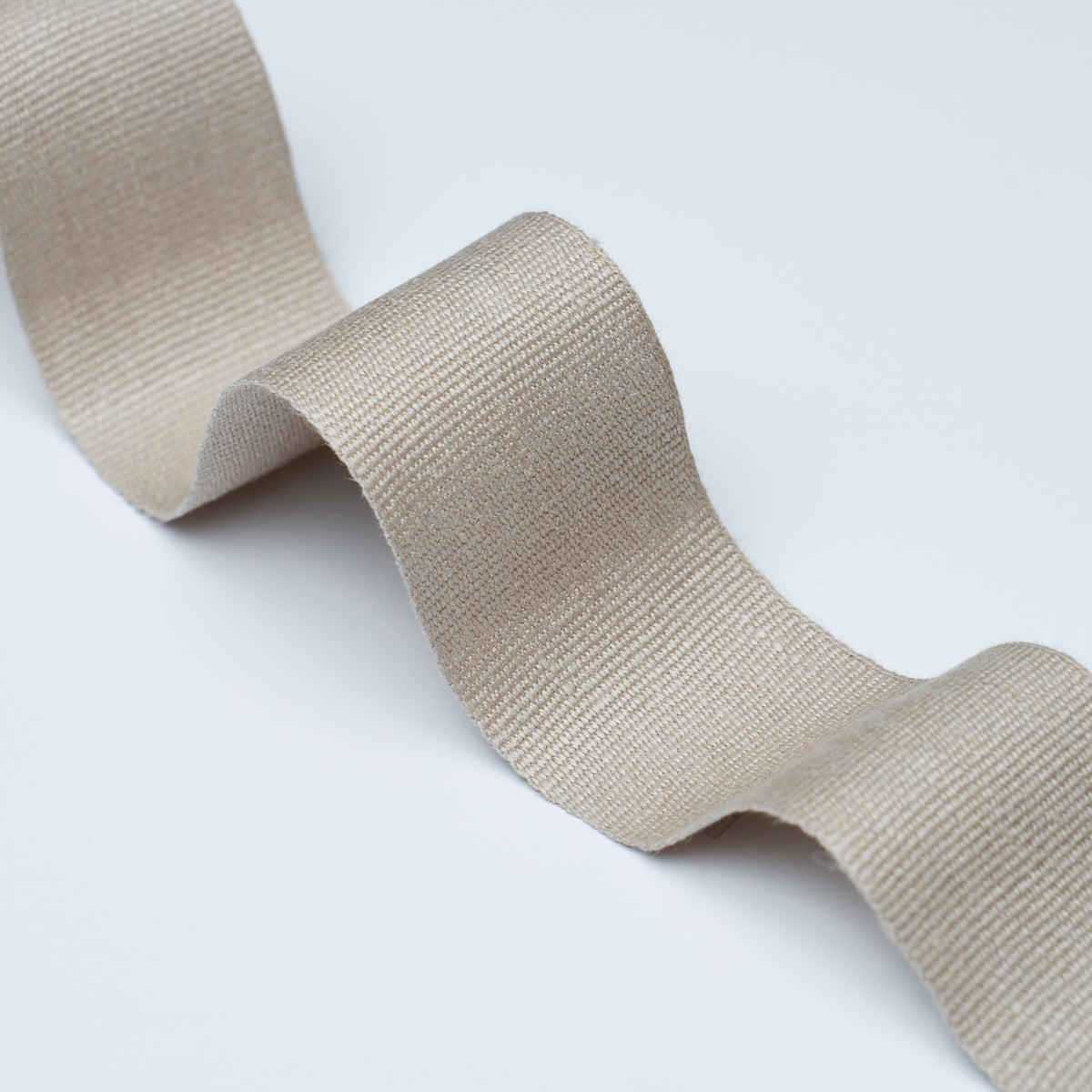 Schumacher 76896 MATHIAS LINEN TAPE WIDE in FLAX Trim - PERE