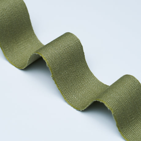 Schumacher 76897 MATHIAS LINEN TAPE WIDE in OLIVE Trim - PER