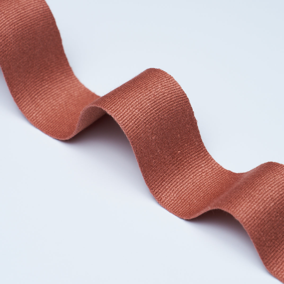 Schumacher 76898 MATHIAS LINEN TAPE WIDE in TERRACOTTA Trim 