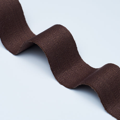 Schumacher 76899 MATHIAS LINEN TAPE WIDE in BROWN Trim - PER