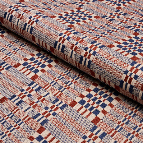 Schumacher 76943 BRIMFIELD in AMERICANA Fabric - PRAIRIE