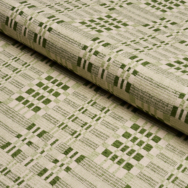 Schumacher 76944 BRIMFIELD in LEAF Fabric - PRAIRIE