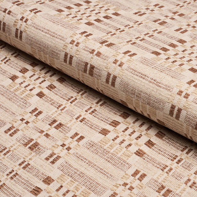 Schumacher 76945 BRIMFIELD in FAWN Fabric - PRAIRIE