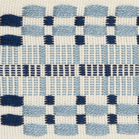 Schumacher 76950 BRIMFIELD TAPE in BLUES Trim - FOLK ART