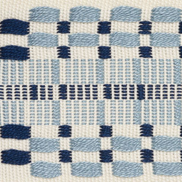 Schumacher 76950 BRIMFIELD TAPE in BLUES Trim - FOLK ART