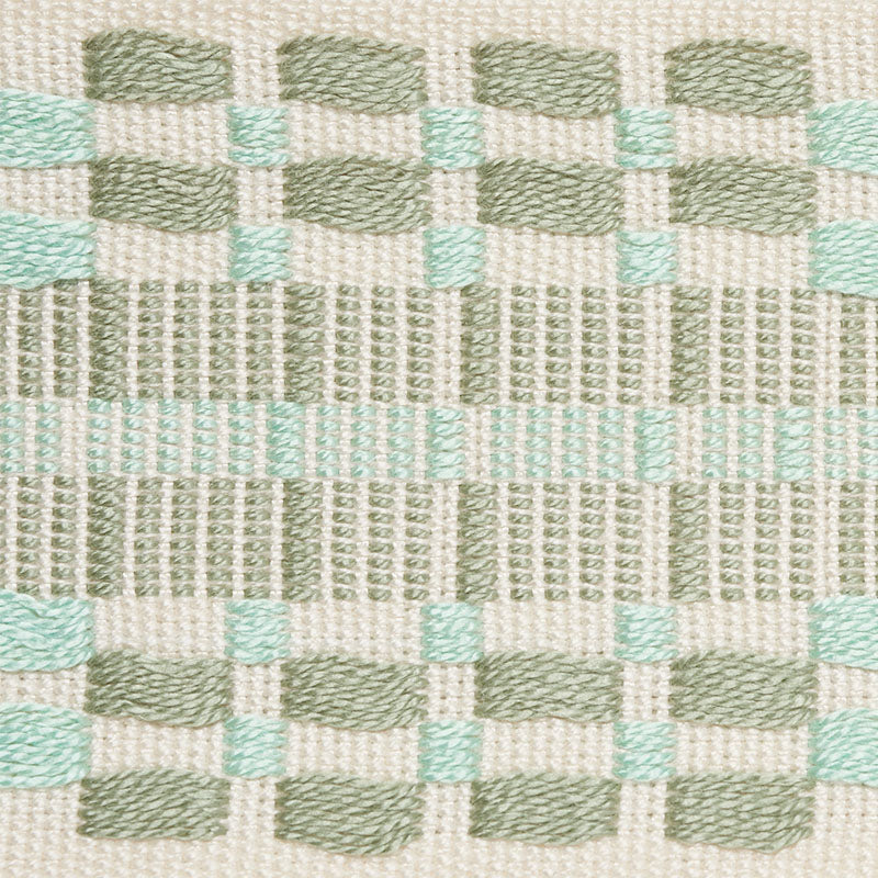 Schumacher 76952 BRIMFIELD TAPE in SAGE Trim - FOLK ART
