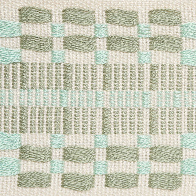 Schumacher 76952 BRIMFIELD TAPE in SAGE Trim - FOLK ART