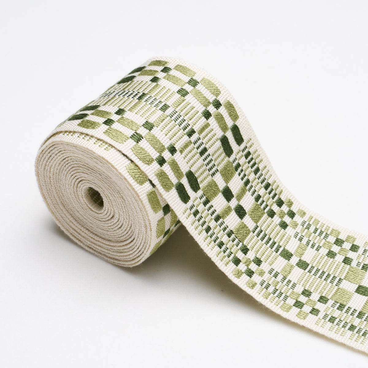 Schumacher 76954 BRIMFIELD TAPE in LEAF Trim - PRAIRIE