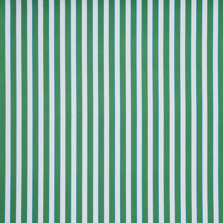 Schumacher Ribbon Stripe Emerald Fabric - Eade's Wallpaper