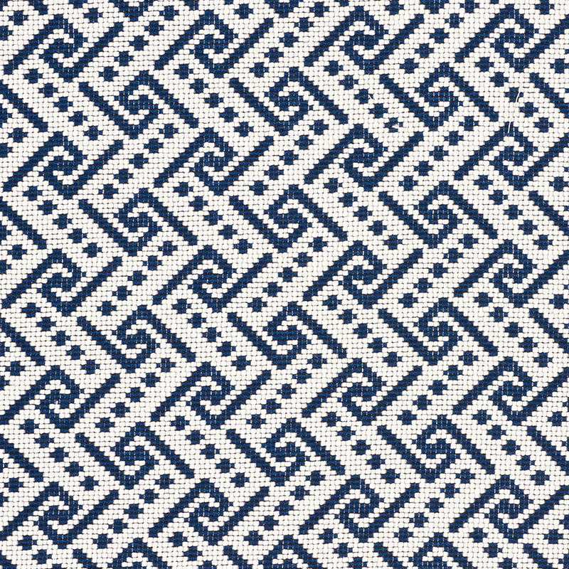 Schumacher Ionic Weave Pacific Fabric