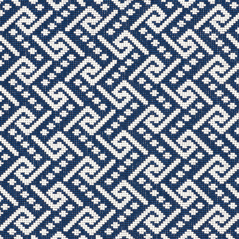 Schumacher Ionic Weave Pacific Fabric