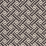 Schumacher Ionic Weave Black Fabric