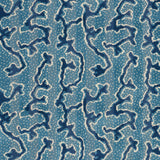 Schumacher Corail Velvet Mediterranean Fabric