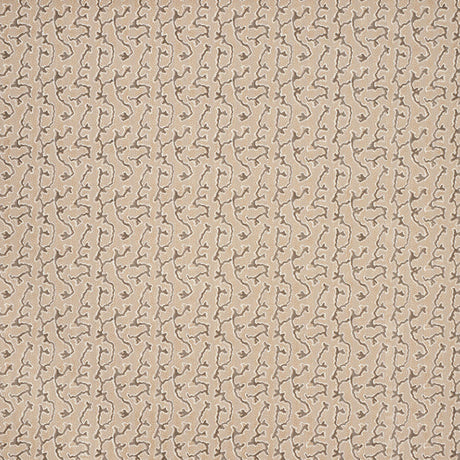Schumacher Corail Velvet Champagne Fabric