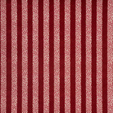 Schumacher Guepard Stripe Velvet Red Fabric