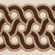 Schumacher 77151 MANDEVILLE TAPE in CHESTNUT Trim - TIMOTHY 