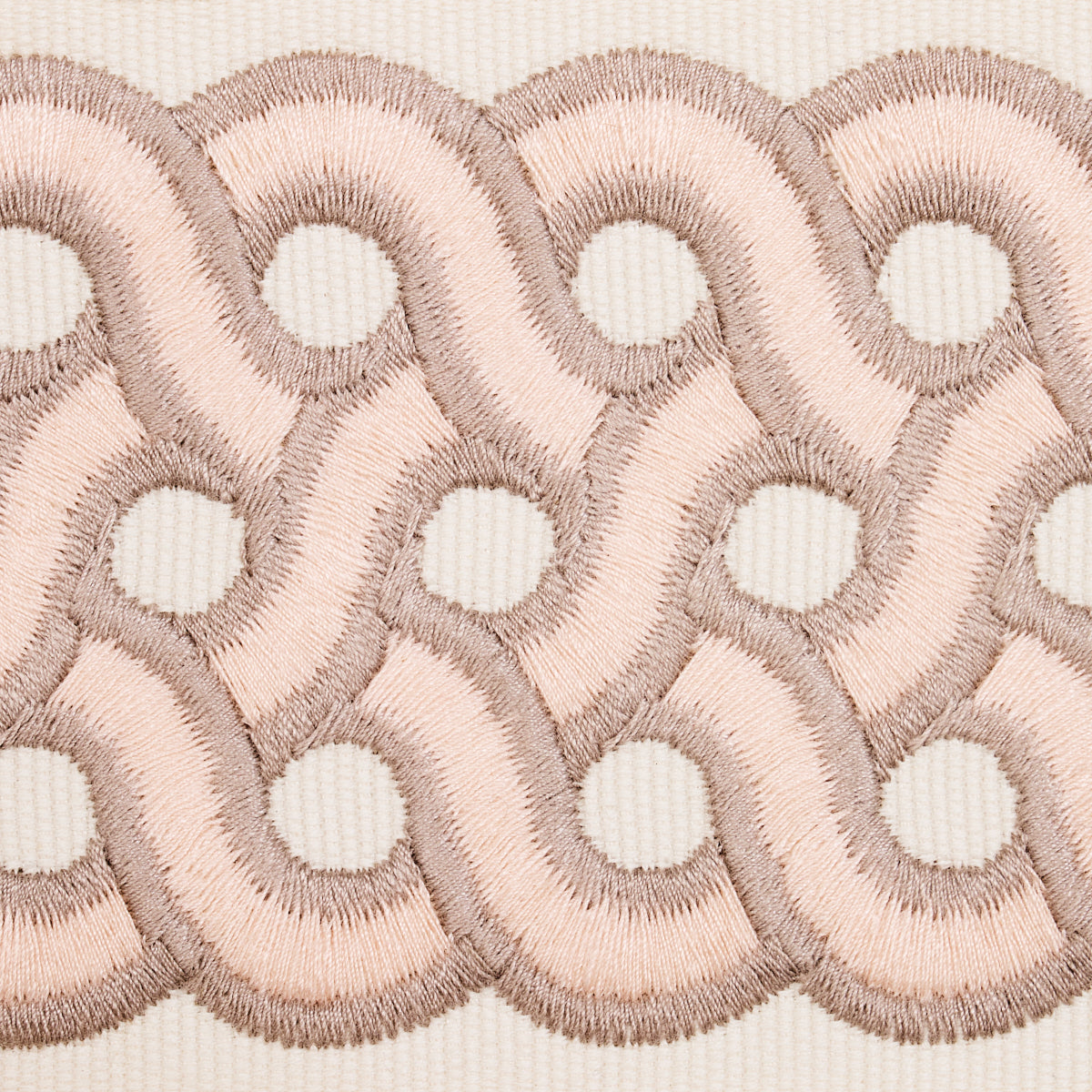 Schumacher 77152 MANDEVILLE TAPE in BLUSH Trim - STATEMENT T