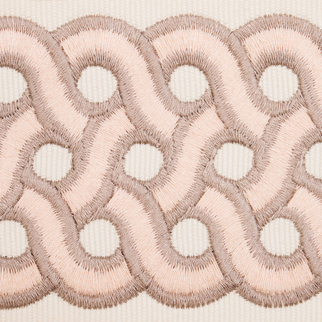 Schumacher 77152 MANDEVILLE TAPE in BLUSH Trim - STATEMENT T