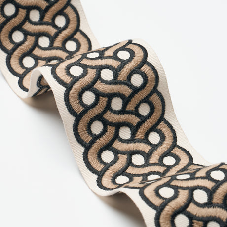 Schumacher 77155 MANDEVILLE TAPE in ALMOND Trim - PERENNIAL 