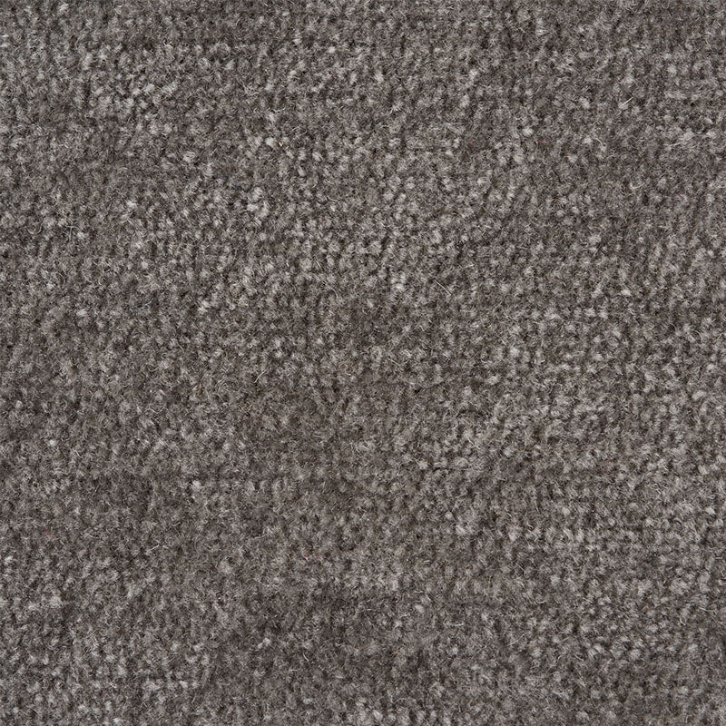 Schumacher Ryder Performance Chenille Grey Fabric - Eade's Wallpaper