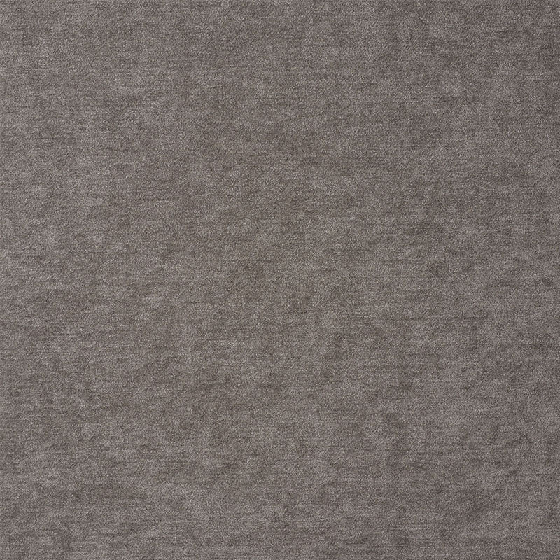 Schumacher Ryder Performance Chenille Grey Fabric - Eade's Wallpaper