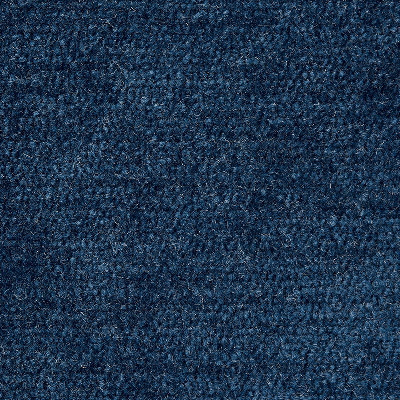 Schumacher Ryder Performance Chenille Indigo Fabric - Eade's Wallpaper