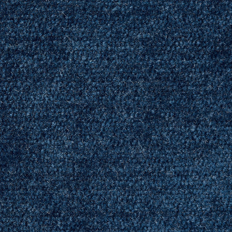 Schumacher Ryder Performance Chenille Indigo Fabric - Eade's Wallpaper