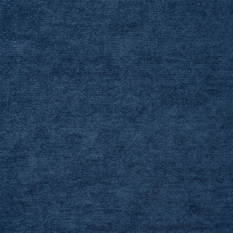 Schumacher Ryder Performance Chenille Indigo Fabric - Eade's Wallpaper
