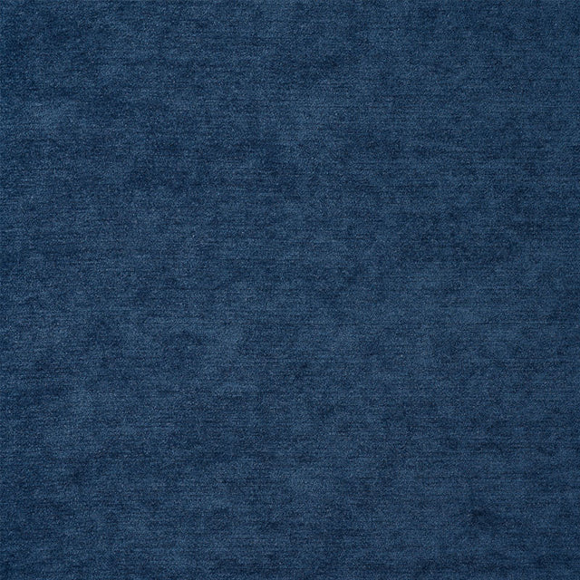 Schumacher Ryder Performance Chenille Indigo Fabric - Eade's Wallpaper