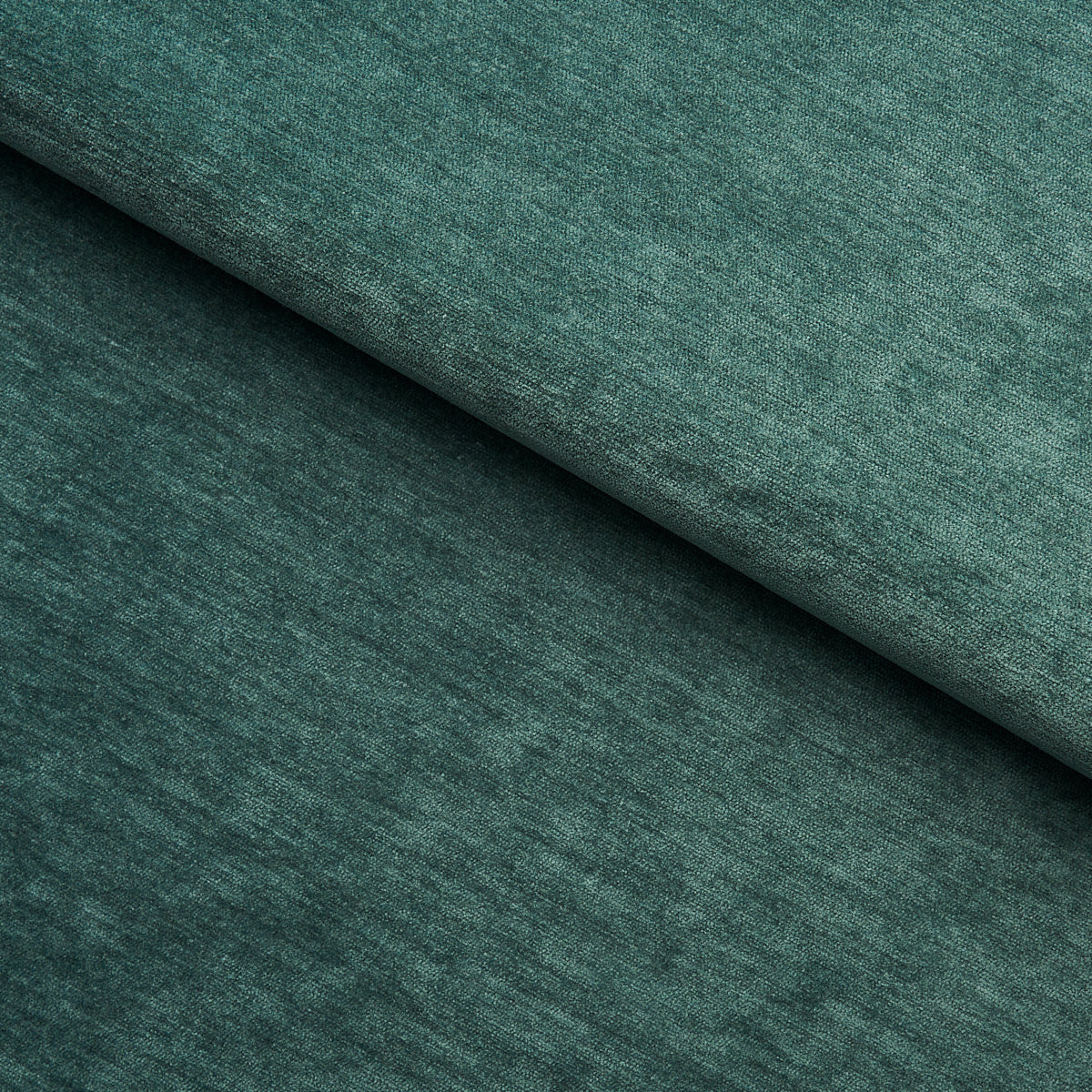 Schumacher Ryder Performance Chenille Peacock Fabric - Eade's Wallpaper