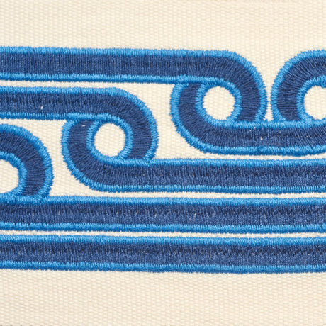 Schumacher 77210 GALLOWAY TAPE in BLUE Trim - STEP LIVELY