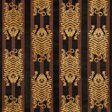 Schumacher Jokhang Tiger Velvet Brown & Black Fabric