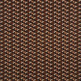 Schumacher Dazzle Ship Velvet Brown & Black Fabric