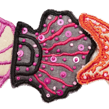 Schumacher 77261 SEA TREASURES TAPE in PINK Trim - JOHNSON H