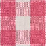 Schumacher Elton Cotton Check Magenta Fabric