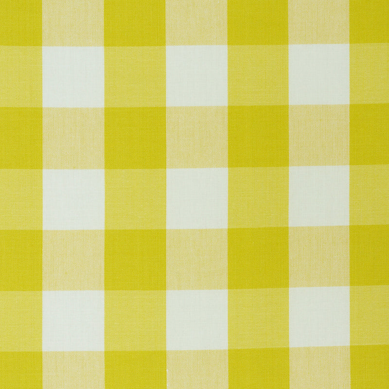 Schumacher Camden Cotton Check Yellow Fabric