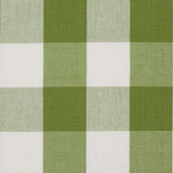 Schumacher Camden Cotton Check Leaf Fabric