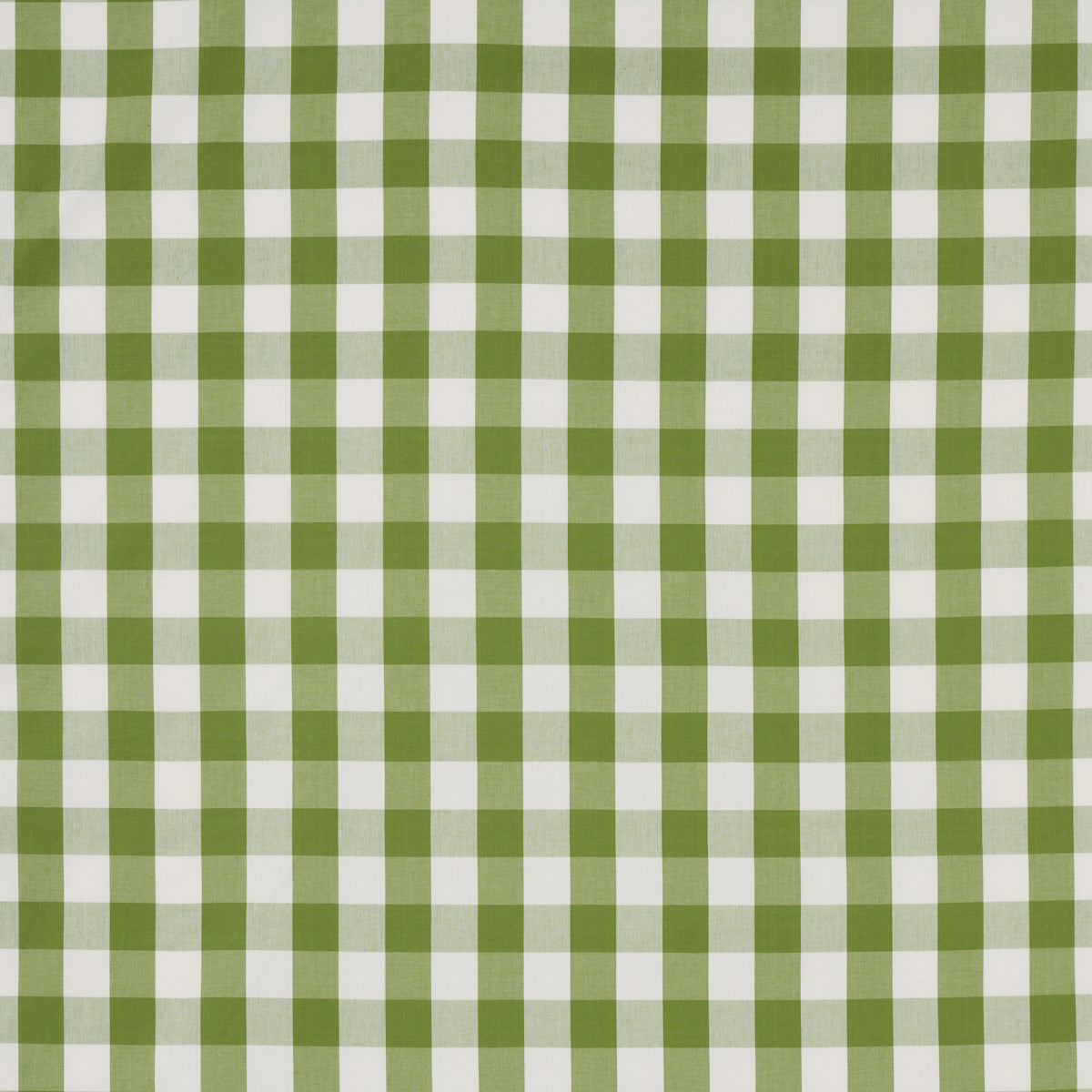 Schumacher Camden Cotton Check Leaf Fabric