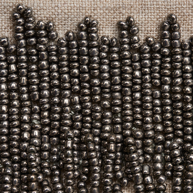 Schumacher 77370 STARLING BEADED FRINGE in PEWTER Trim - STA