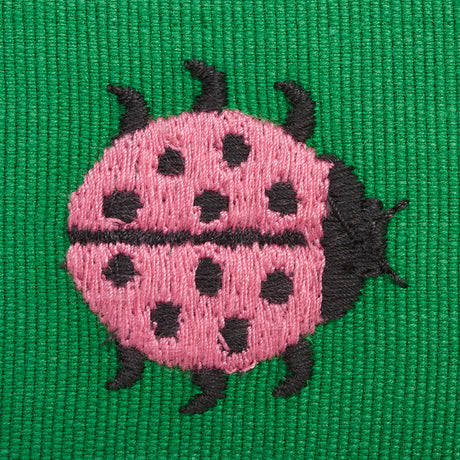 Schumacher 77392 LADYBIRD TAPE in PINK & GREEN Trim - STATEM