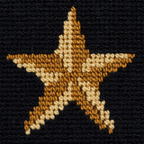 Schumacher Star Épinglé Black Fabric - Eade's Wallpaper