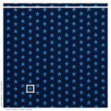 Schumacher Star Épinglé Blue Fabric - Eade's Wallpaper