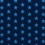 Schumacher Star Épinglé Blue Fabric - Eade's Wallpaper